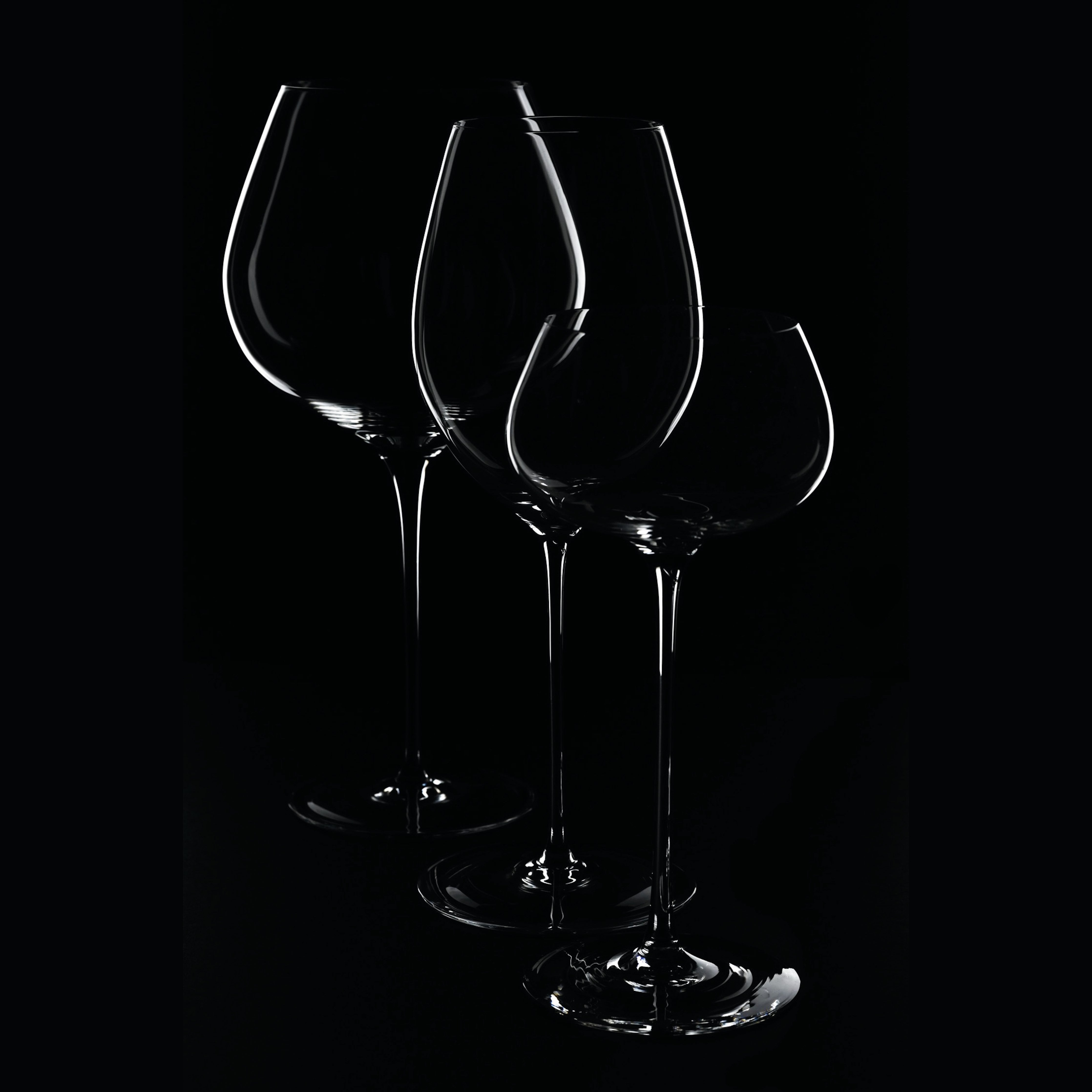 Calici di Cristallo Soffiato a Bocca Stellare